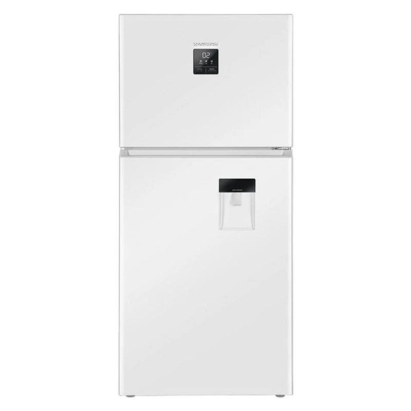 یخچال فریزر طرح فریزر بالا ایکس ویژن مدل TT582-AWD/ASD با ظرفیت 26 فوت، دارای سیستم نوفراست بدون برفک، آبسردکن، یخساز نیمه اتوماتیک، اخطار باز ماندن درب، 4 طبقه در یخچال و 2 طبقه در فریزر، مصرف انرژی A+، مناسب خانواده‌های متوسط و بزرگ